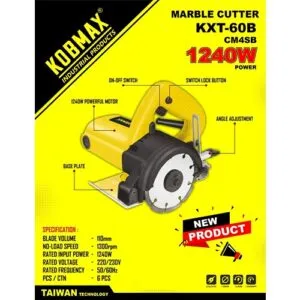 Kobmax 4 Inch Marble Cutter 1240W 110mm Kxt60B