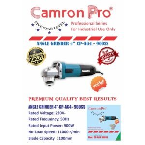 Camron Pro 4 Inch Angle Grinder 900W 100mm Cpag4900Ss