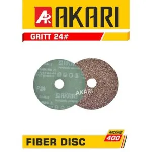 Akari 5 Inch Fiber Disc 125Mm - 24 Grit – 24 Grit