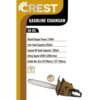 Crest 22 Inch Gasoline Chain Saw 58Cc 550Mm