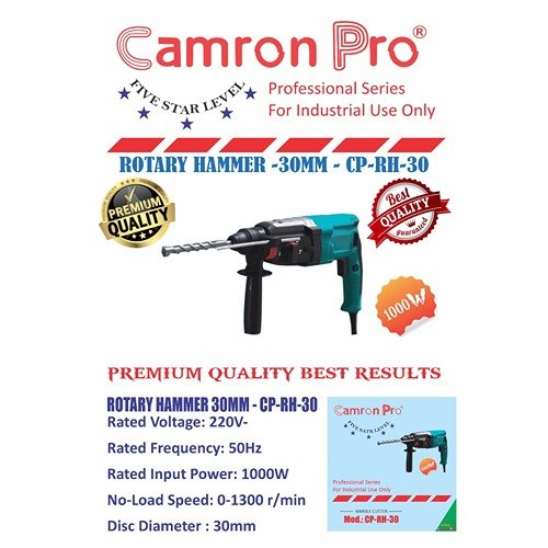 Camron Pro Rotary Hammer 1000W 30mm Cprh30 - Image 2