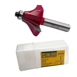 Akari Ovolo Router Bit 9035 8mm Shank