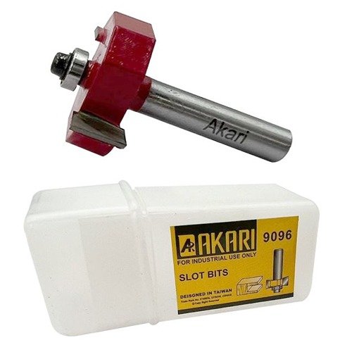 Akari Slot Router Bit 9096 8mm Shank