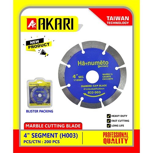 Hanumeto 4 Inch 8 Seg Diamond Saw Blade 110mm H003