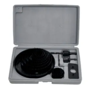 Akari 16 Pieces Carbon Steel Hole Saw Set
