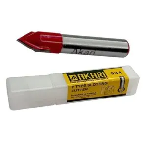 Akari V Type Slotting Router Bit 934 8mm Shank