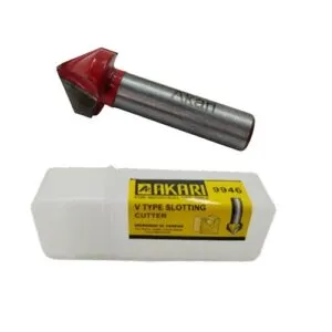 Akari V Type Slotting Router Bit 9946 8mm Shank