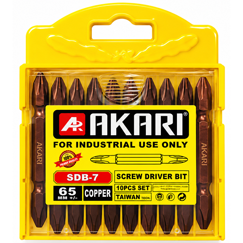Akari 65Mm Screw Driver Bit Copper +/+ 2.5 Inch — Akari Screw Driver Bits