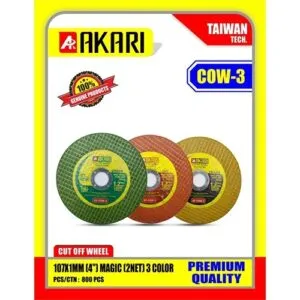 Akari Double Net Magic (3 Color) Cut Off Wheel - 4 Inch – 4 Inch