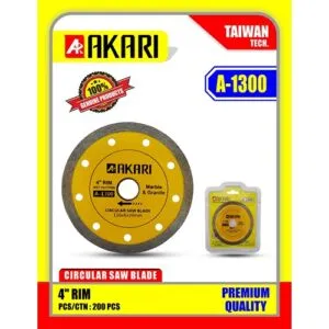 Akari 4 Inch Rim Diamond Saw Blade 110mm A-1300