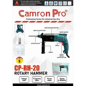 Camron Pro Rotary Hammer 600W 20Mm Cprh220