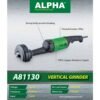 Alpha A81130 5 Inch Straight Grinder 700W 125Mm