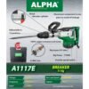 Alpha A1117E Demolition Hammer 1700W 11Kg