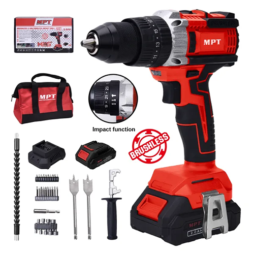 Mpt Mpcid2137.K02 Cordless Screw Driver With Kit 21V 13Mm