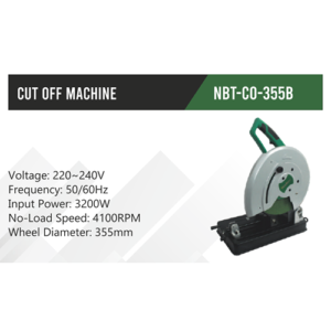 Newbeat 14 Inch Cut Off Machine 3200W 355Mm Nbtco355B