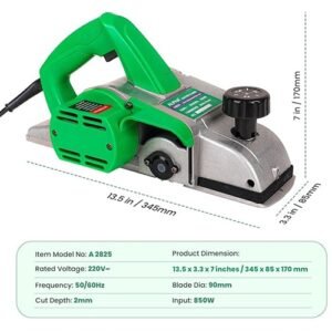 Alpha 90Mm A2825 Wood Planer 850W