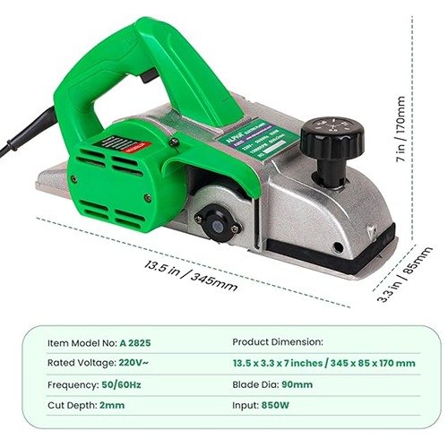 Alpha 90Mm A2825 Wood Planer 850W - Image 4