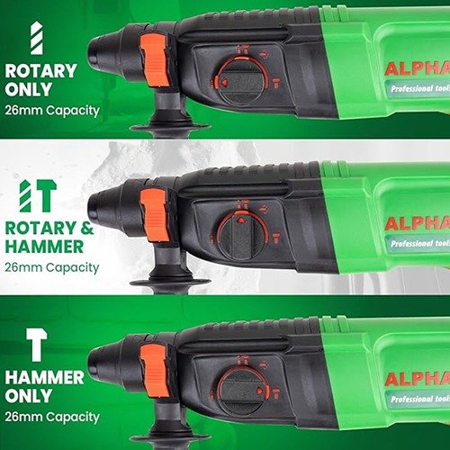 Alpha A3226 800W Rotary Hammer 26Mm - Image 4