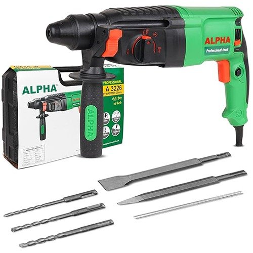 Alpha A3226 800W Rotary Hammer 26Mm