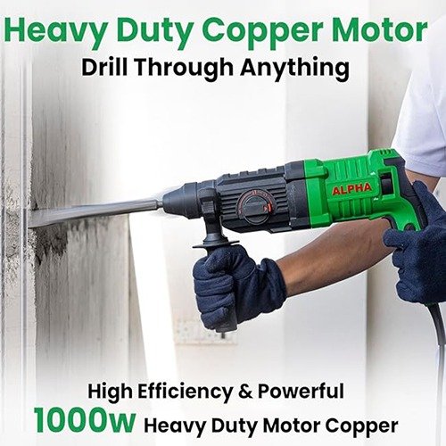 Alpha A3228 1000W Rotary Hammer 26Mm