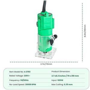 Alpha 500W Trimmer 6.3Mm A3703