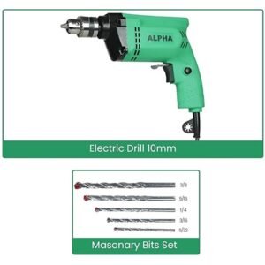 Alpha Drill Machine 10Mm 400W A6105