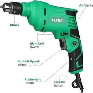Alpha Drill Machine 10Mm 500W A6108