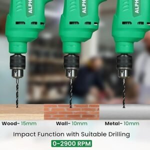 Alpha Drill Machine 10Mm 500W A6108