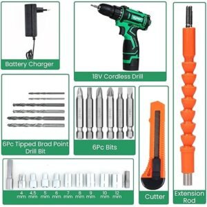 Alpha Cordless Screw Driver 18V 10Mm A6116