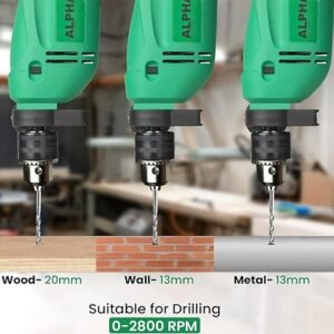 Alpha Impact Drill Machine 13Mm 550W A6136