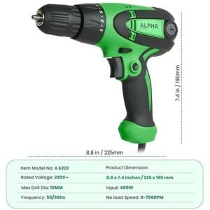 Alpha Screw Driver 400W 10Mm A6222