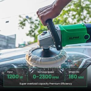 Alpha 7 Inch Polisher 1200W 180Mm A81190