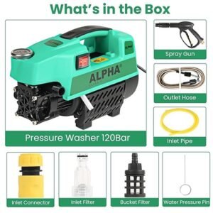 Alpha A9080 Pressure Washer 2100W 80Bar