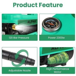 Alpha A9080 Pressure Washer 2100W 80Bar