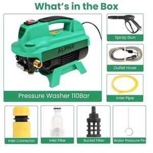 Alpha A9081 Pressure Washer 2200W 110Bar
