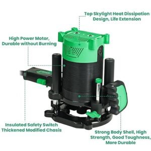 Alpha 1500W Router 12Mm A1121