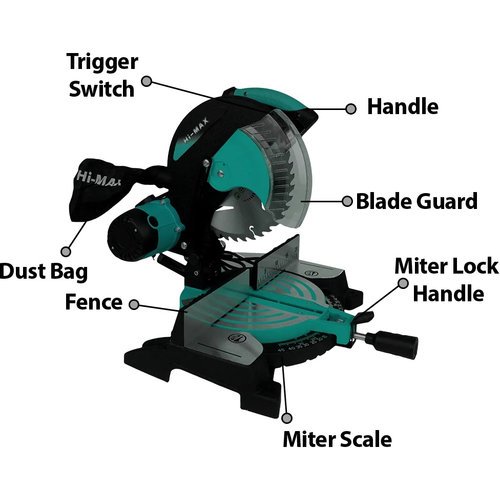 Hi Max 10 Inch Miter Saw 1350W 255Mm Ic095