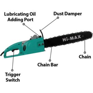 Alternative view of Hi Max 16 Inch Electric Chain Saw 405Mm 1300W Ic013A