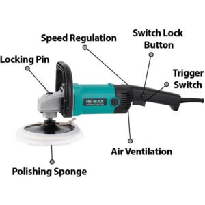 Alternative view of Hi Max 7 Inch Polisher 1200W 180Mm Ic093