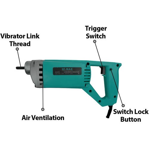 Hi Max Concrete Vibrator 850W 35Mm Ic079 - Image 2