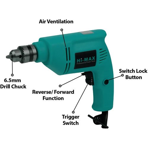 Hi Max Drill Machine 10Mm 400W Ic024