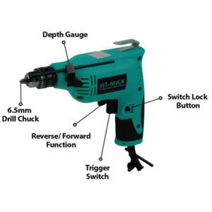 Alternative view of Hi Max Drill Machine 6.5Mm 280W Ic025