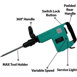 Hi Max Ic011E Demolition Hammer 1500W 11Kg