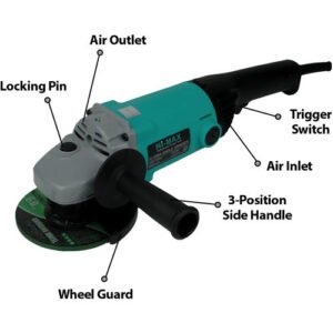 Hi Max Ic026A 5 Inch Angle Grinder 1200W 125Mm