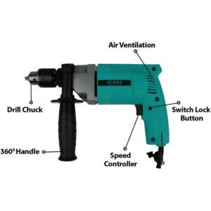Alternative view of Hi Max Impact Drill Machine 13Mm 600W Ic017