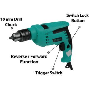 Hi Max Impact Drill Machine With Kit 13Mm 650W Ic068
