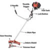 Xtra Power 10 Inch Gasoline Brush Cutter 25Cc 255Mm Xpt586