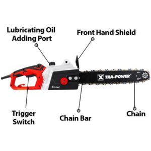 Alternative view of Xtra Power 16 Inch Electric Chain Saw 405Mm 1400W Xpt568