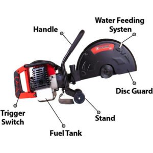 Xtra Power 16 Inch Gasoline Concrete Cutter 1800W 405Mm Xpt467