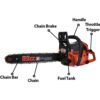 Xtra Power 18 Inch Gasoline Chain Saw 450Mm 65Cc Xpt468
